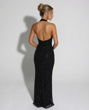 Bianca De Luca | Sequin Halter Maxi Dress For Women