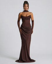 Serena Bellucci | Sheer Mesh Evening Maxi Dress For Women