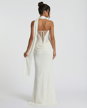 Serena Bellucci | Sheer Mesh Evening Maxi Dress For Women