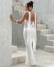Serena Bellucci | Sheer Mesh Evening Maxi Dress For Women