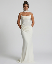 Serena Bellucci | Sheer Mesh Evening Maxi Dress For Women