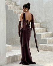 Serena Bellucci | Sheer Mesh Evening Maxi Dress For Women