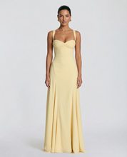 Celeste Fontaine | Elegant Butter Yellow Maxi Dress For Women