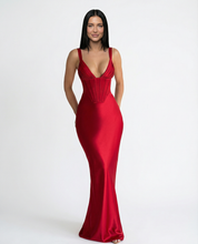 Bianca Laurent | Satin Corset Maxi Dress For Women