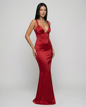 Bianca Laurent | Satin Corset Maxi Dress For Women