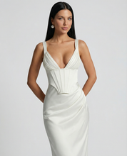 Bianca Laurent | Satin Corset Maxi Dress For Women