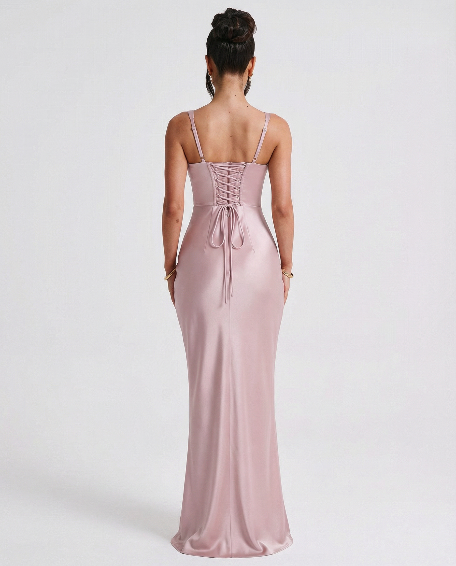 Bianca Laurent | Satin Corset Maxi Dress For Women