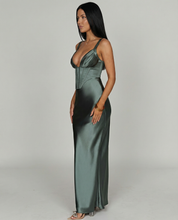 Bianca Laurent | Satin Corset Maxi Dress For Women