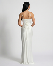 Bianca Laurent | Satin Corset Maxi Dress For Women