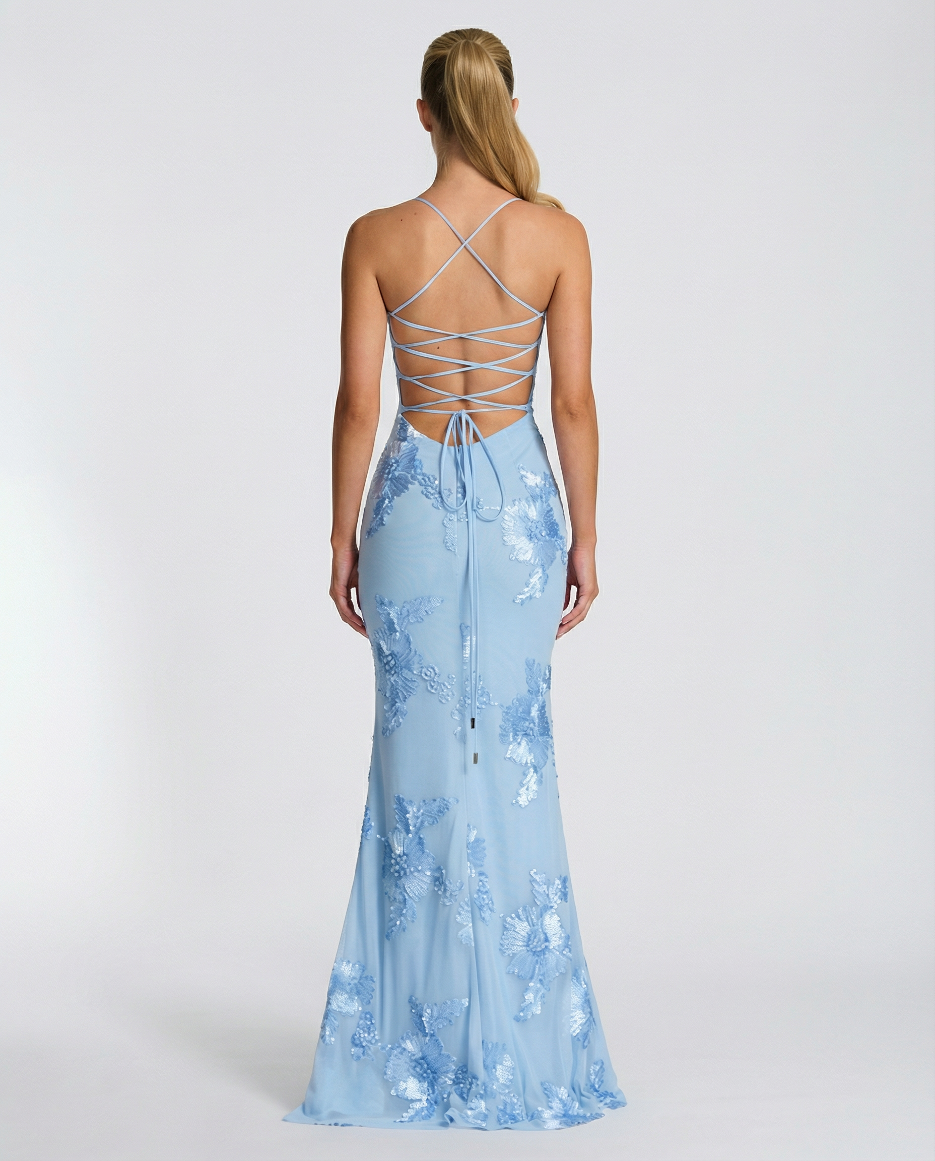 Aurélie Moreau | Embroidered Mermaid Maxi Dress For Women