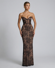Valentina Rossi | Lace Corset Maxi Dress For Women