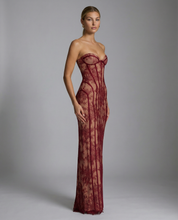 Valentina Rossi | Lace Corset Maxi Dress For Women