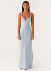 Elena Whitmore | Soft Blue Maxi Dress For Women