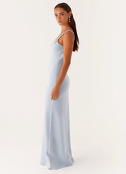 Elena Whitmore | Soft Blue Maxi Dress For Women