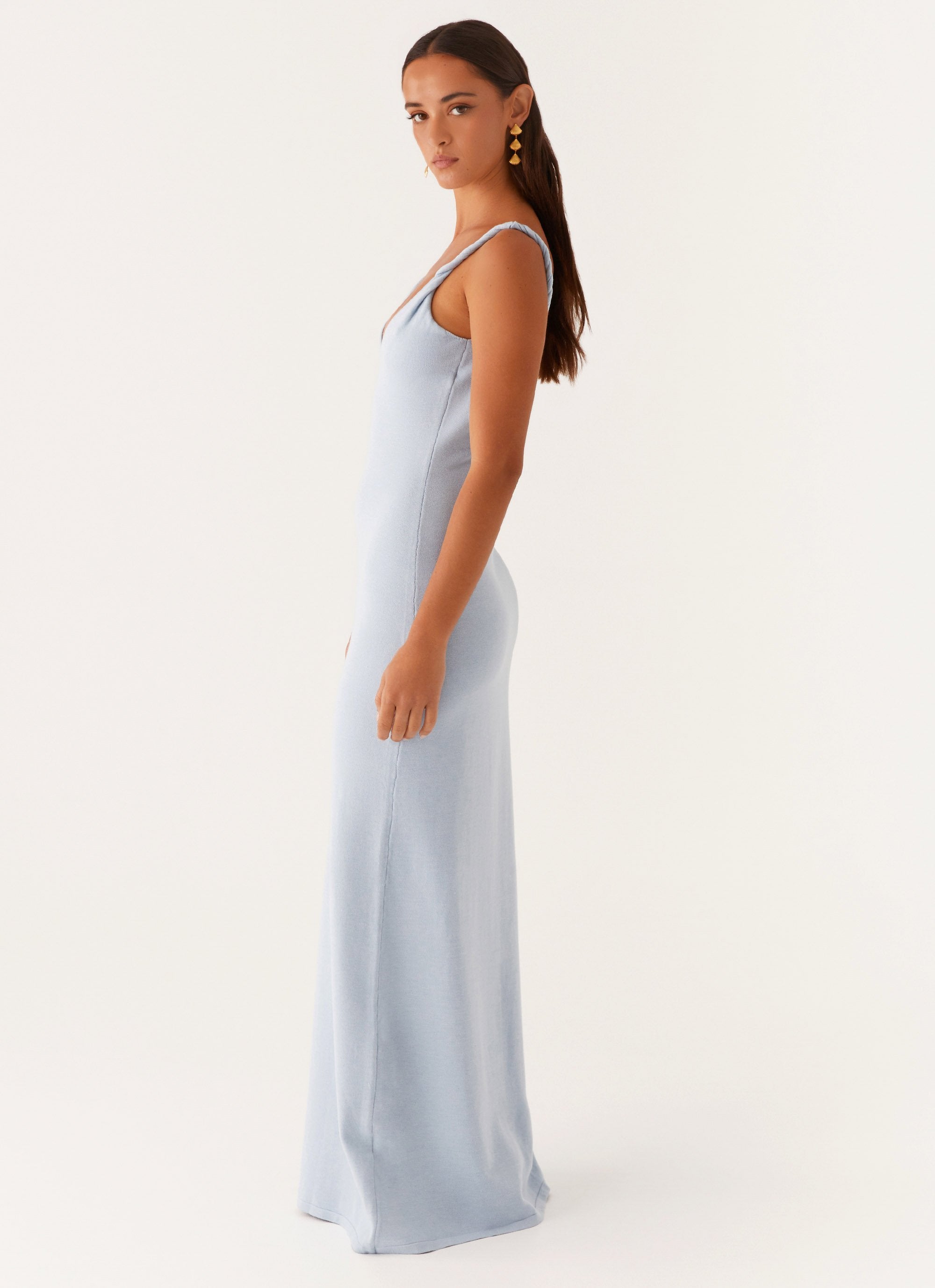 Elena Whitmore | Soft Blue Maxi Dress For Women