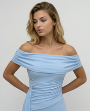 Celeste Moreau | Elegant Off Shoulder Maxi Dress For Women