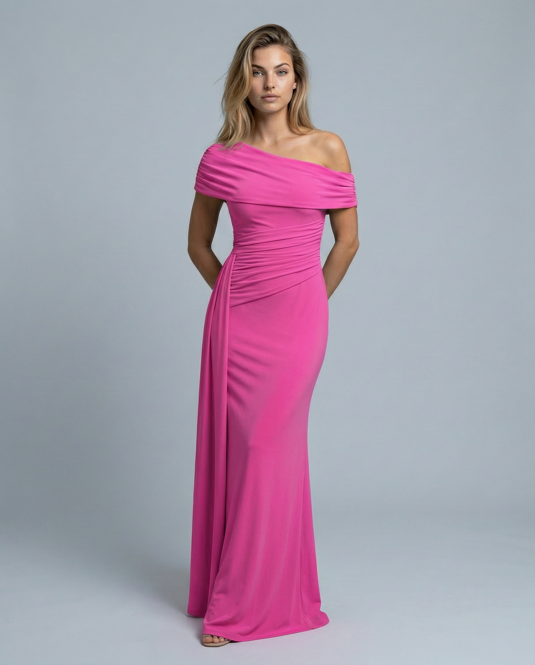 Celeste Moreau | Elegant Off Shoulder Maxi Dress For Women