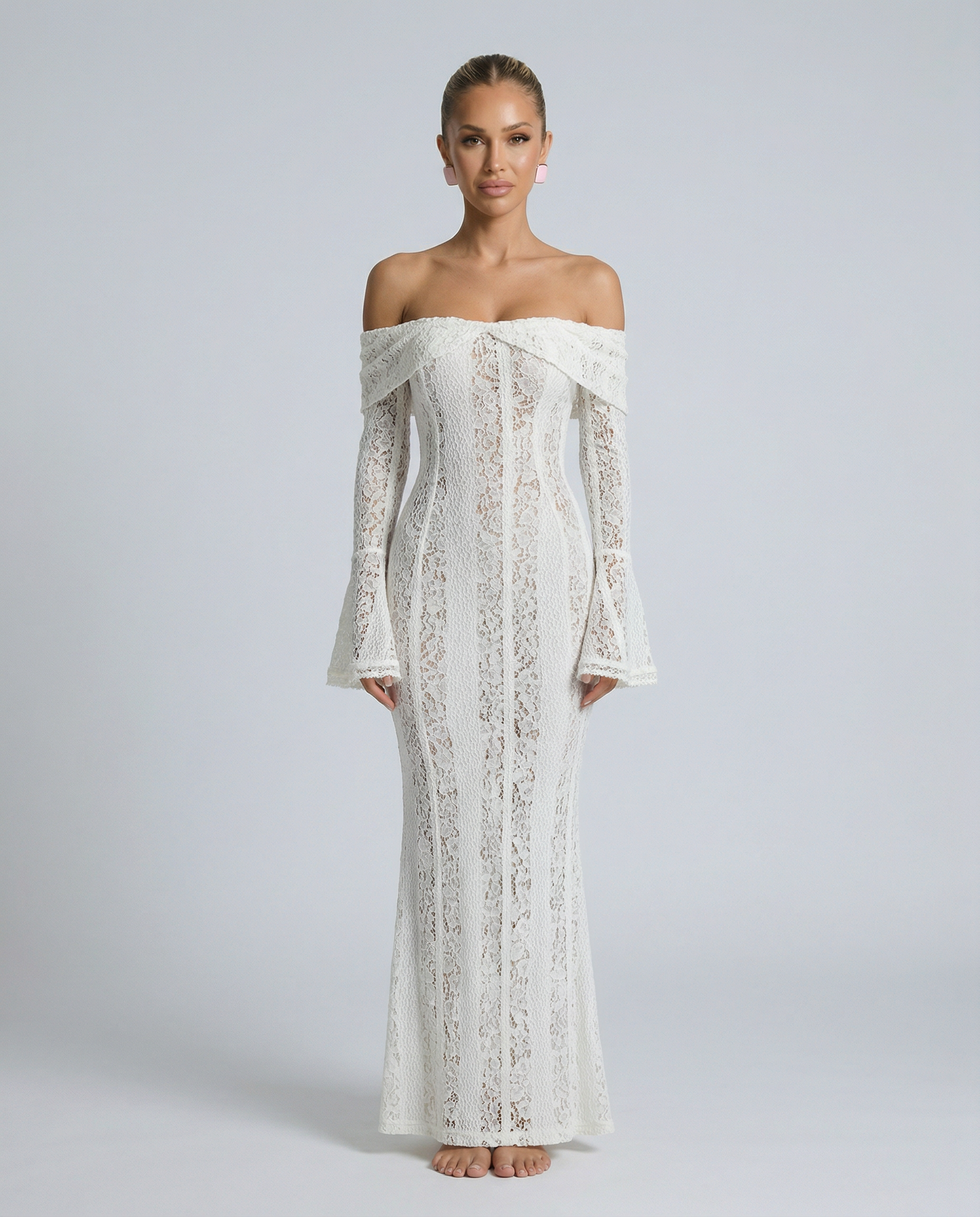 Valentina Moreau | Elegant Lace Maxi Dress For Women