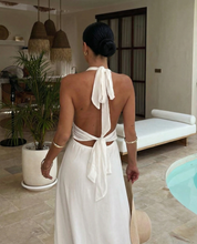Isabella Romano | Elegant Halter Maxi Dress For Women