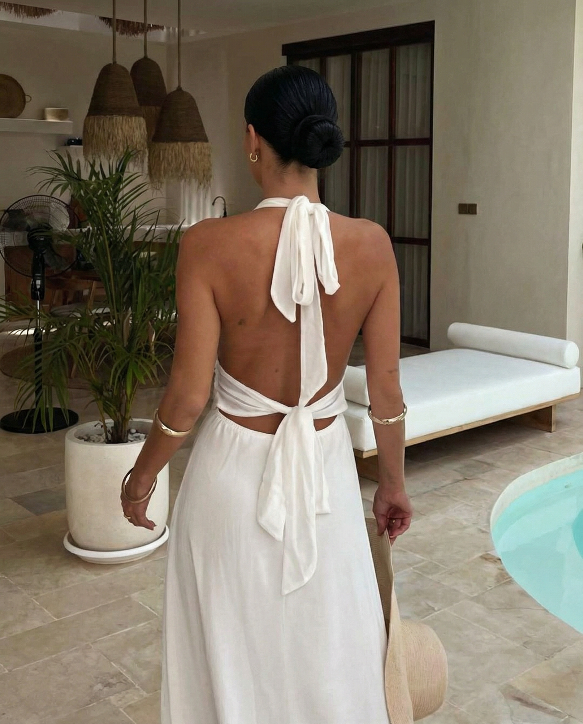 Isabella Romano | Elegant Halter Maxi Dress For Women