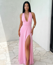 Isabella Romano | Elegant Halter Maxi Dress For Women