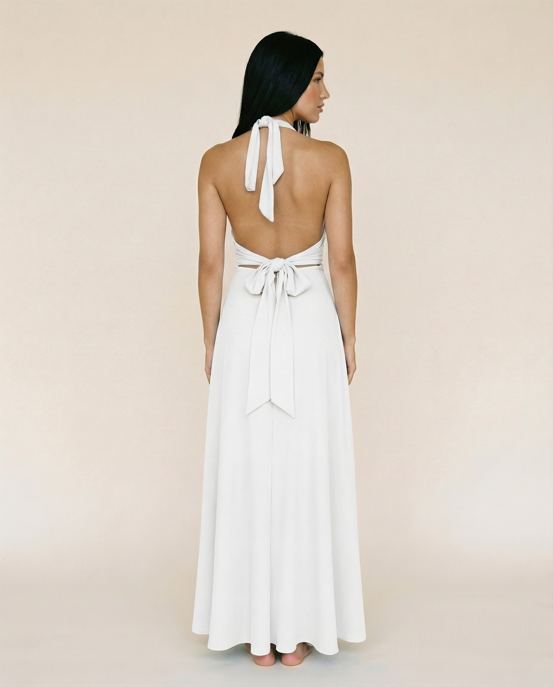 Isabella Romano | Elegant Halter Maxi Dress For Women