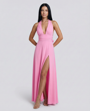 Isabella Romano | Elegant Halter Maxi Dress For Women