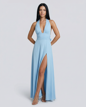 Isabella Romano | Elegant Halter Maxi Dress For Women