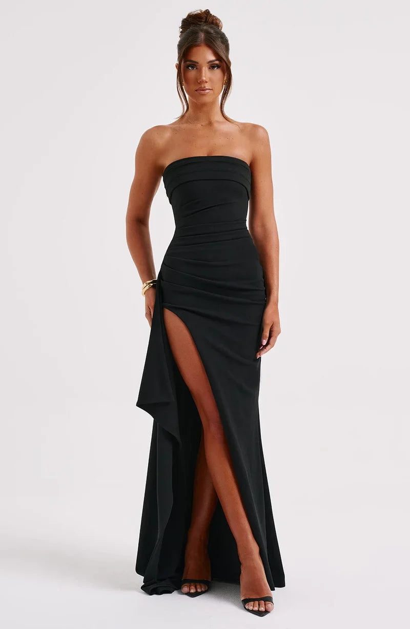 Valentina Rousseau | Strapless Evening Maxi Dress For Women