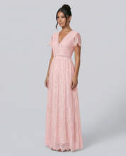 Amelie Laurent | Elegant Lace Maxi Dress For Women