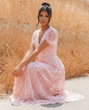 Amelie Laurent | Elegant Lace Maxi Dress For Women