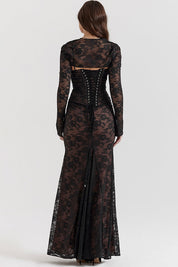 Camille Devereux | Elegant Lace Maxi Dress For Women