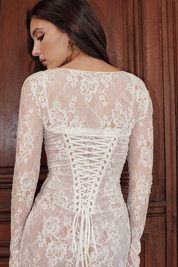 Camille Devereux | Elegant Lace Maxi Dress For Women