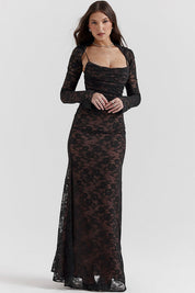 Camille Devereux | Elegant Lace Maxi Dress For Women