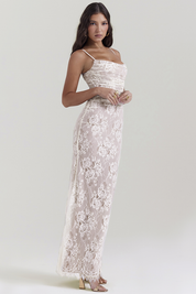Camille Devereux | Elegant Lace Maxi Dress For Women