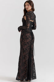 Camille Devereux | Elegant Lace Maxi Dress For Women
