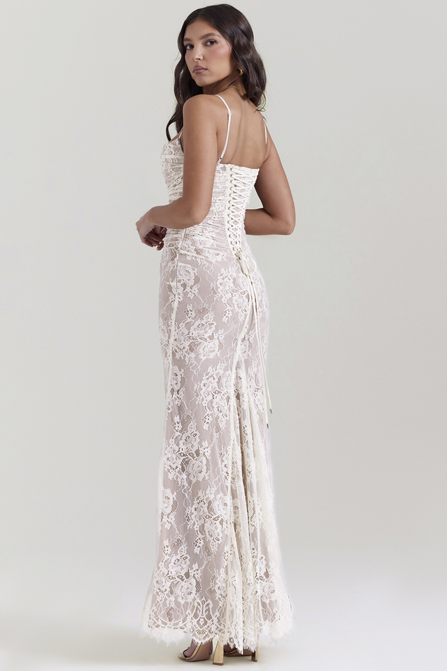 Camille Devereux | Elegant Lace Maxi Dress For Women