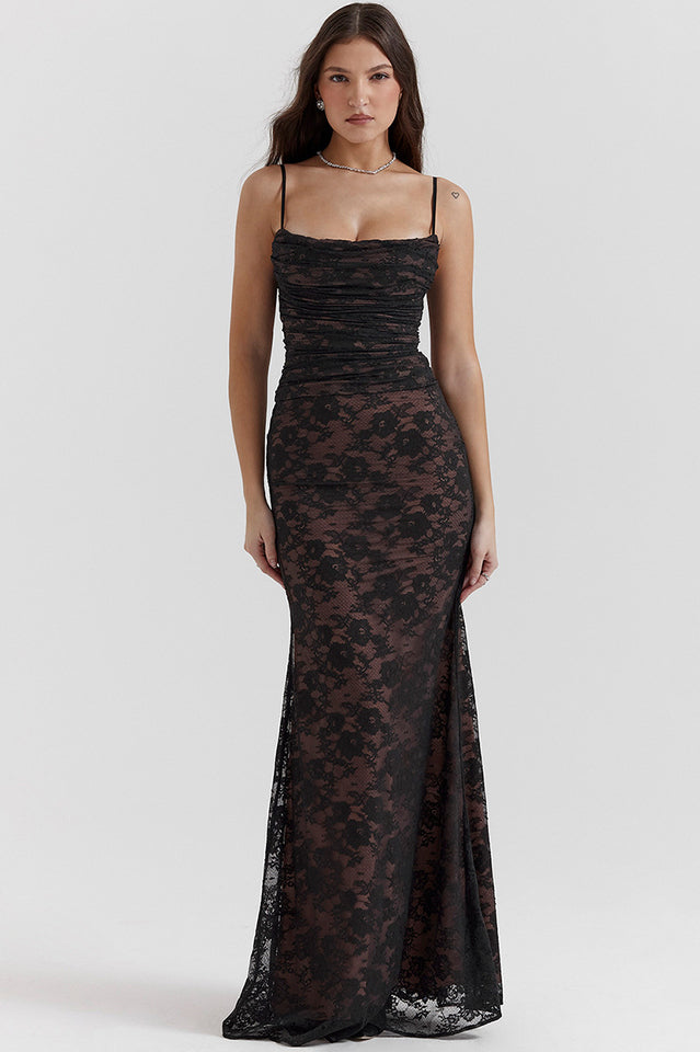 Camille Devereux | Elegant Lace Maxi Dress For Women