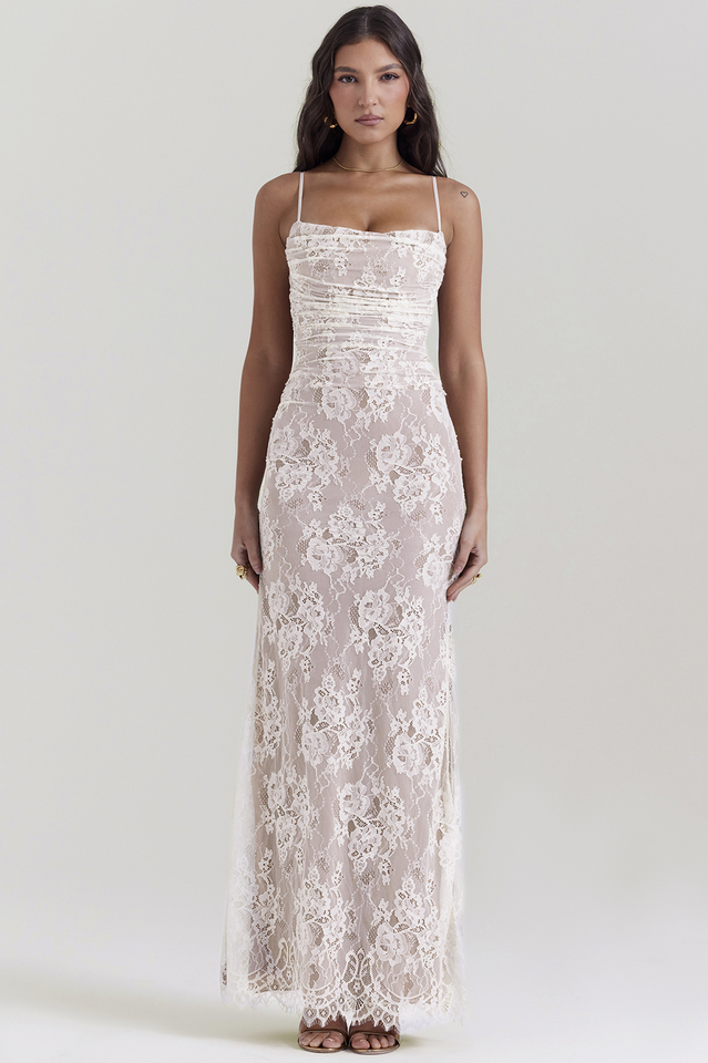Camille Devereux | Elegant Lace Maxi Dress For Women
