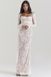 Camille Devereux | Elegant Lace Maxi Dress For Women