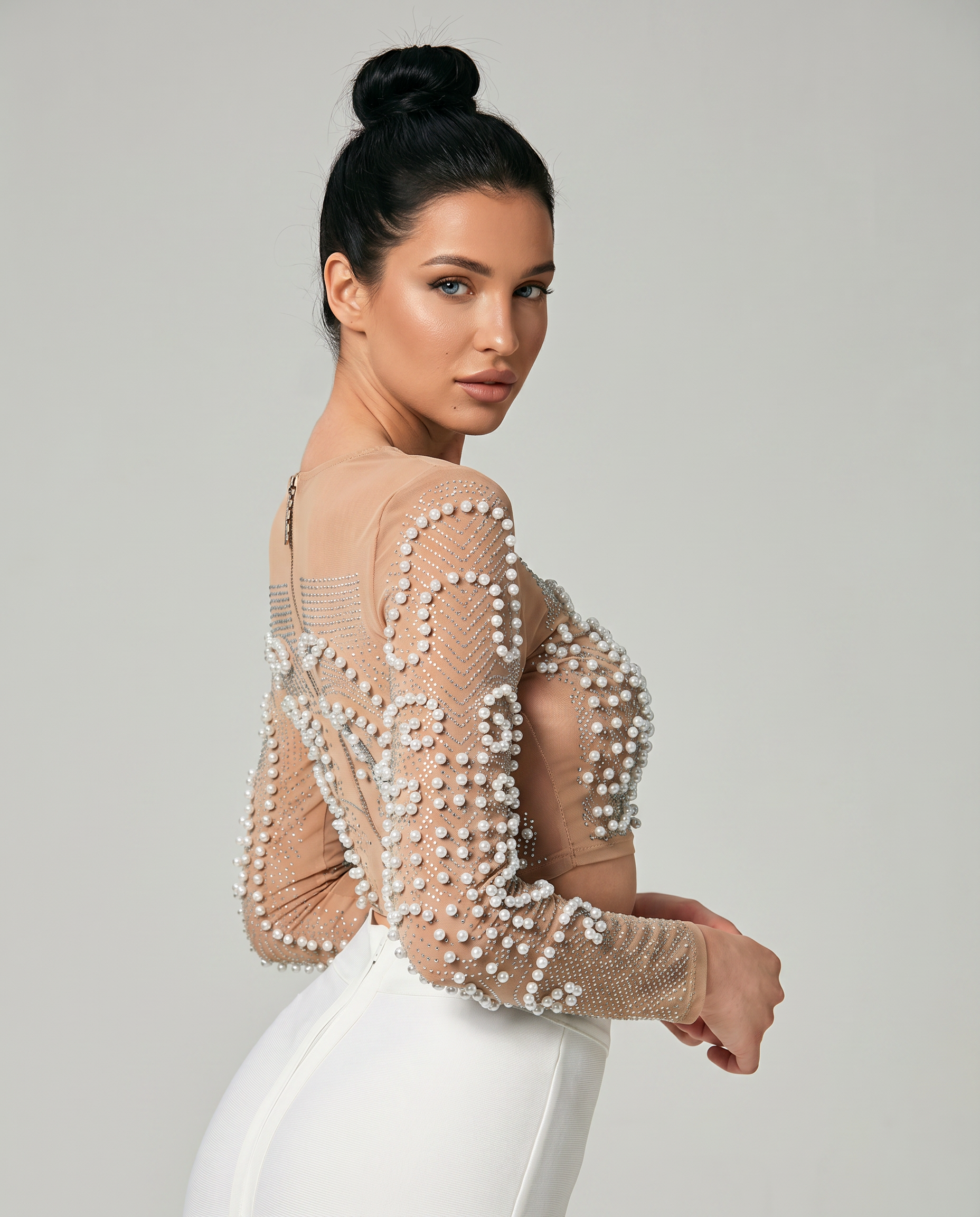 Camille Laurent | Pearl Luxe Midi Set For Women