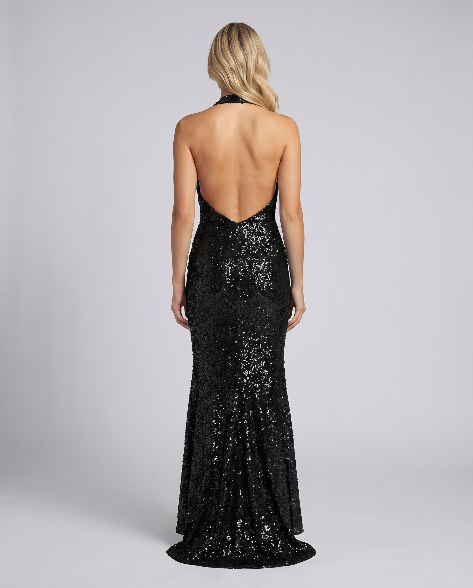 Camille Dubois | Sequin Halter Maxi Dress For Women