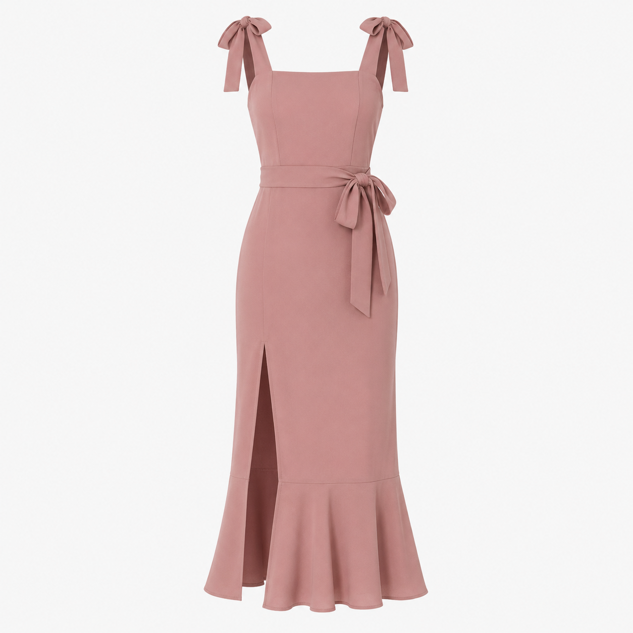 Phoebe Turner | Square Neck Midi Dress For Women