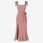 Phoebe Turner | Square Neck Midi Dress For Women