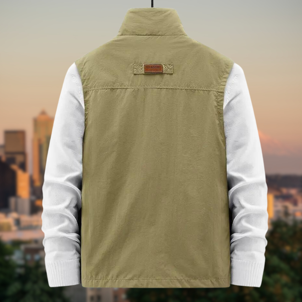 Marco Bellini | Utility Cargo Vest For Men