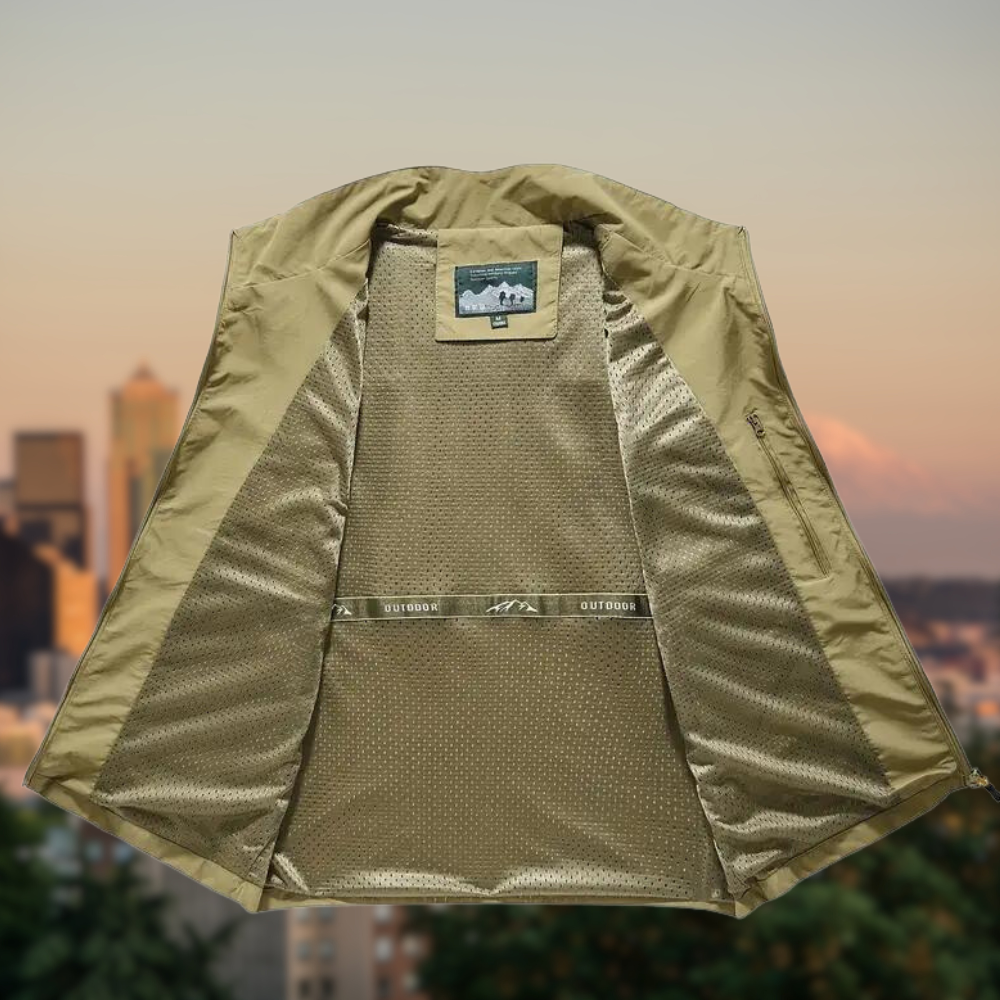 Marco Bellini | Utility Cargo Vest For Men