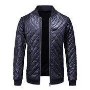 Luca Moretti | Quilted Leather Jacket For Men