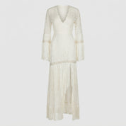 Ruby Campbell | Boho Lace Tassel Maxi Dress For Women