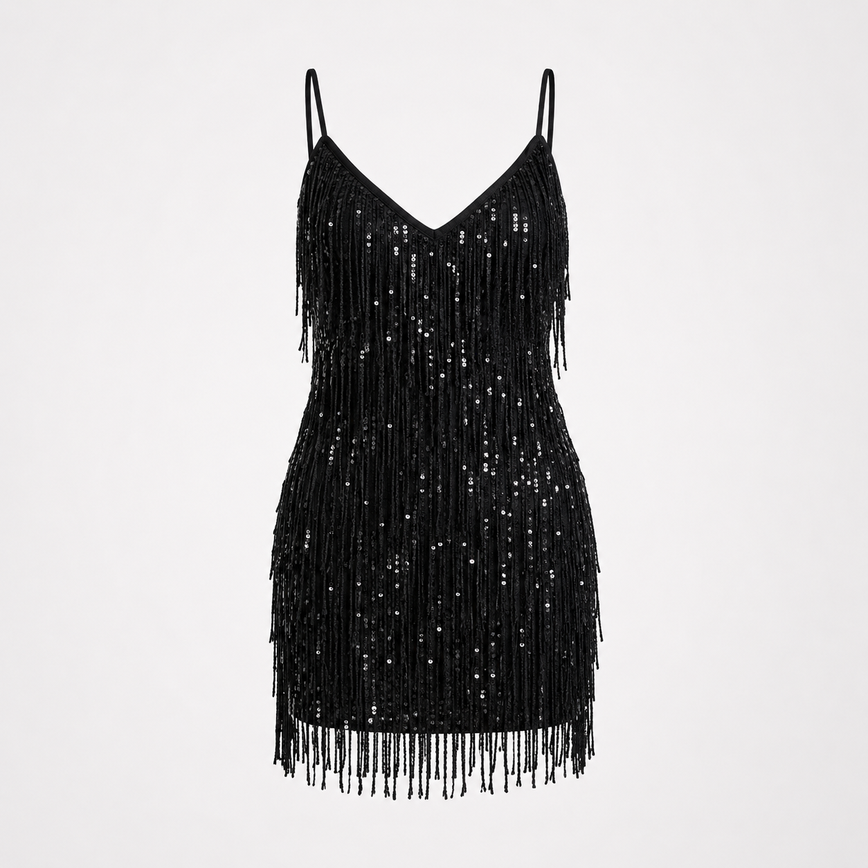 Ruby Tindall | Sequin Fringe Mini Dress For Women