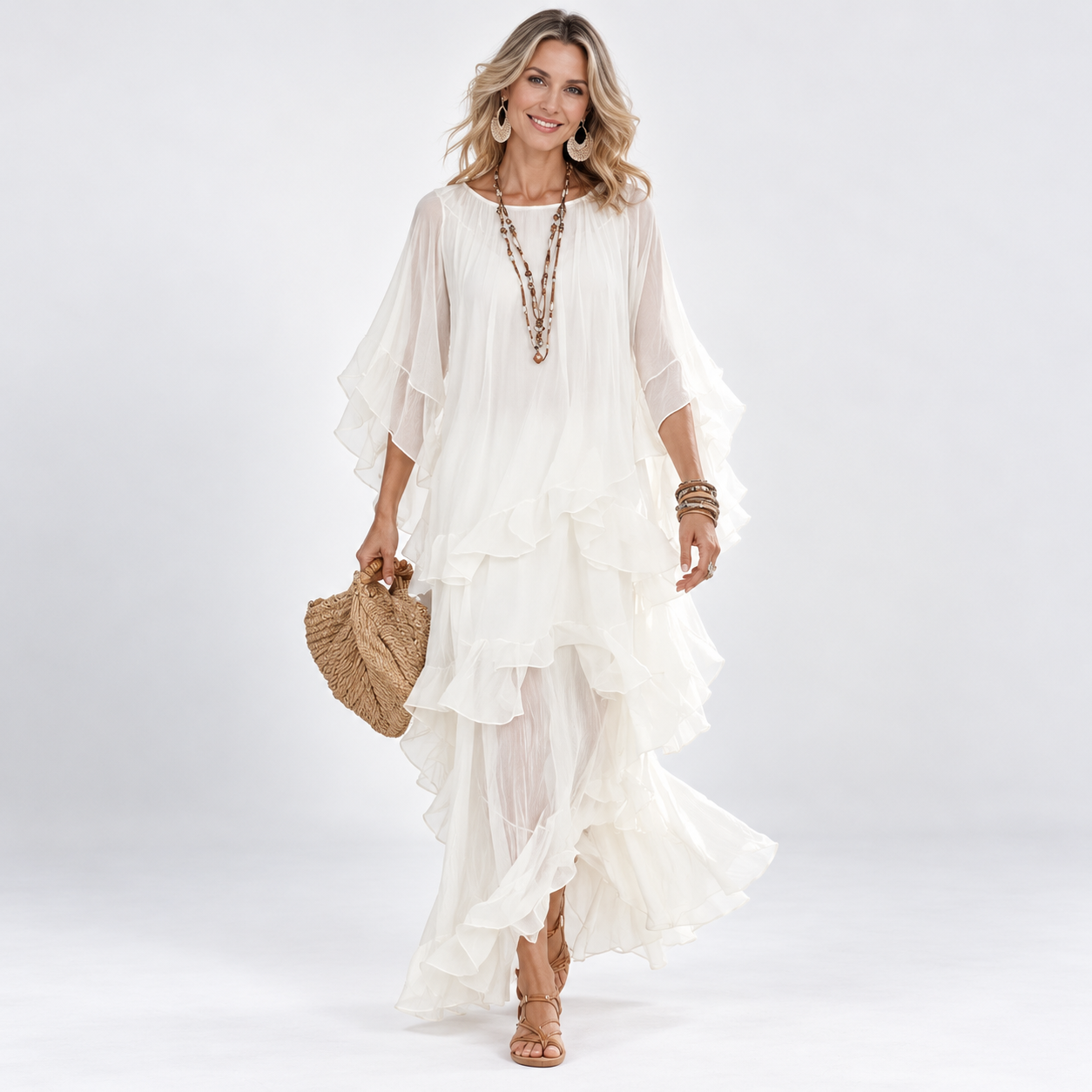 Ruby Calloway | Ruffled Summer Dress For Women